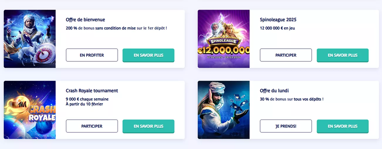 Prince Ali Casino | Dépôts rapides en crypto
